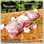 Beef Blade OYSTER BLADE WAGYU TOKUSEN marbling <=5 daging sapi SAMPIL KECIL aged FROZEN steak schnitzel 3/8" 1cm (price/pack 600g 4-5pcs)